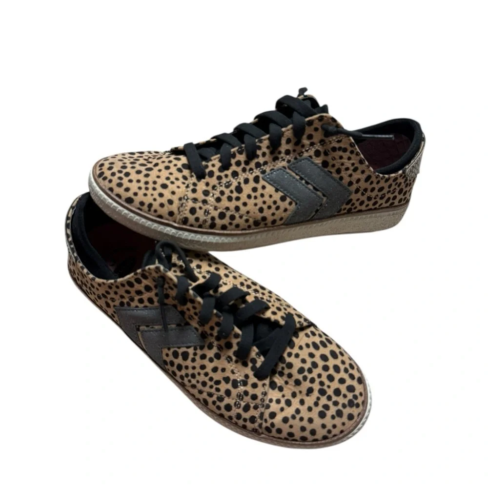 Dr. Scholl's Women's Leopard Print Sweet Kicks Oxford Comfy Sneakers Size 8